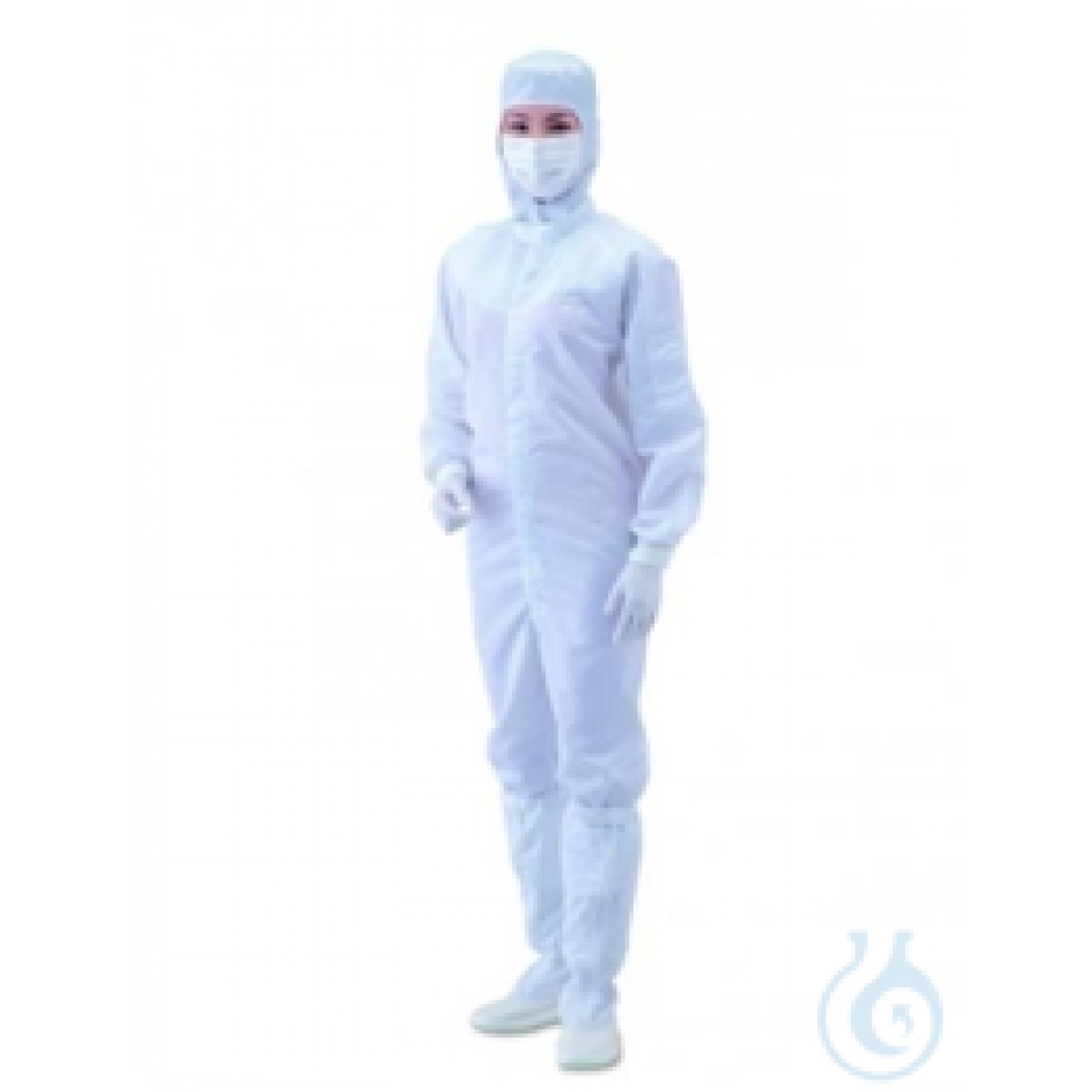 ASPURE Temiz oda için tulum beyazı, polyester, ön fermuar, XS beden Genel olarak...