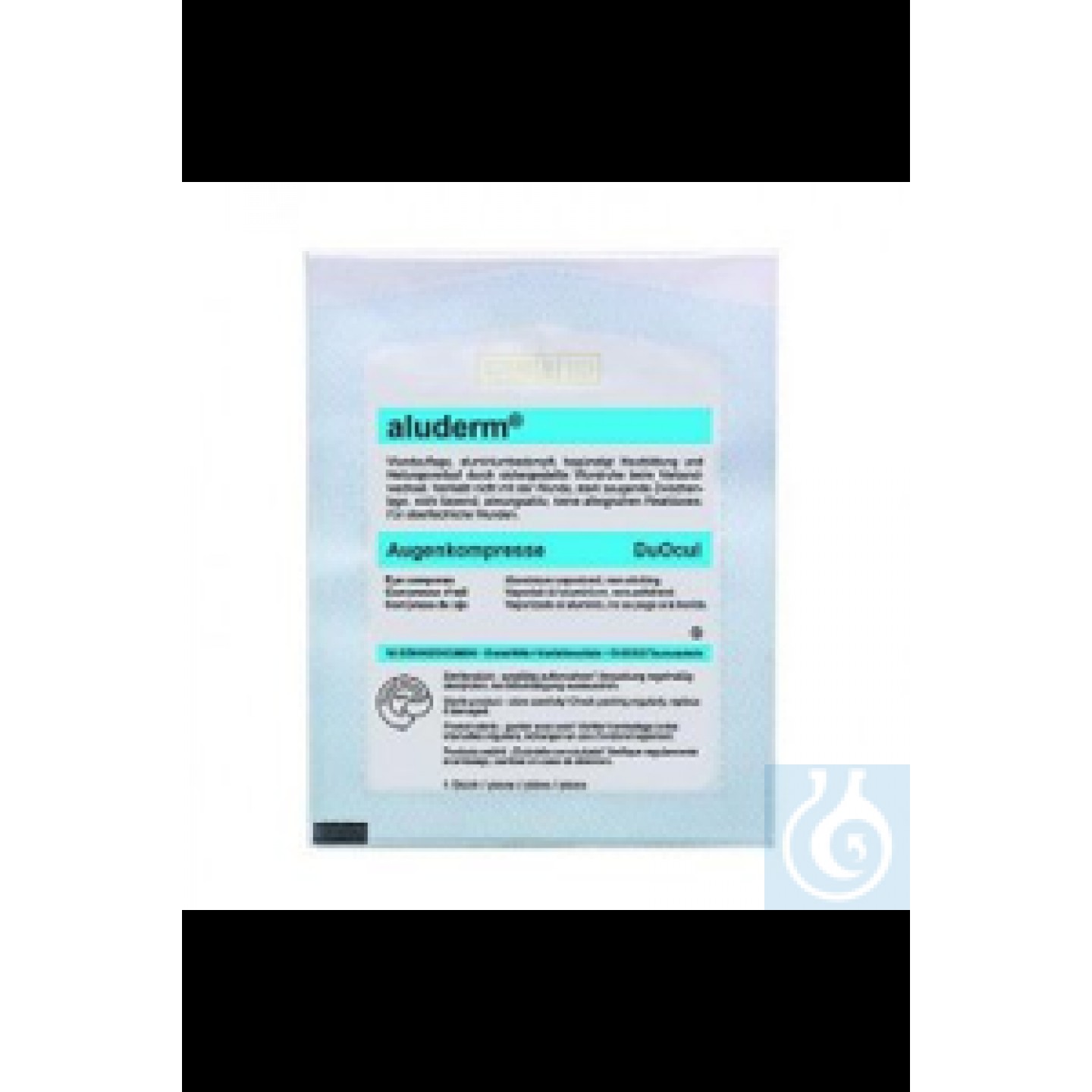 aluderm® göz kompresi DuOcul Birlikte steril, soyma paketinde, her biri Kompres...