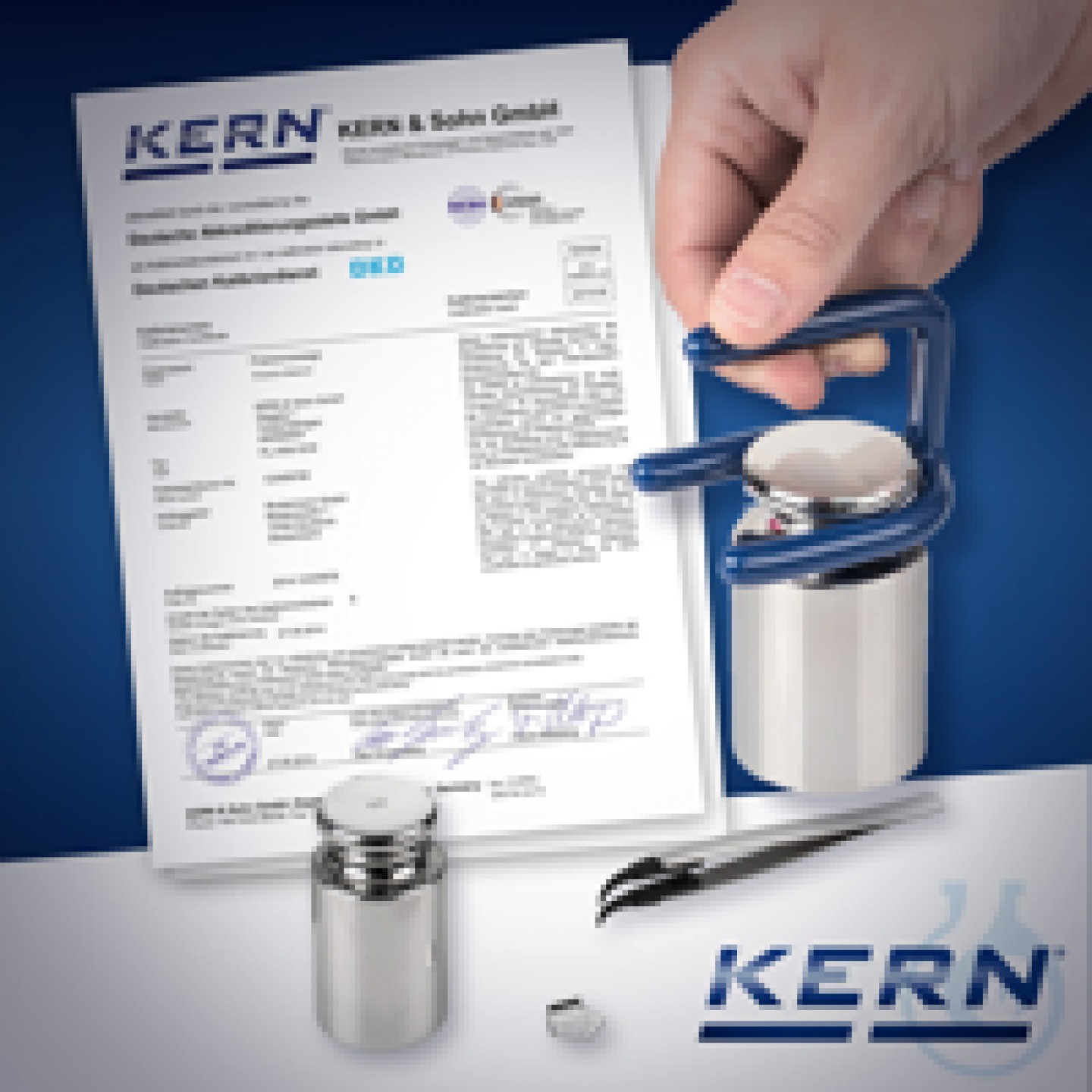 E2 ağırlık kiti için DAkkS sertifikası 1mg - 200 g için DAkkS sertifikaları...