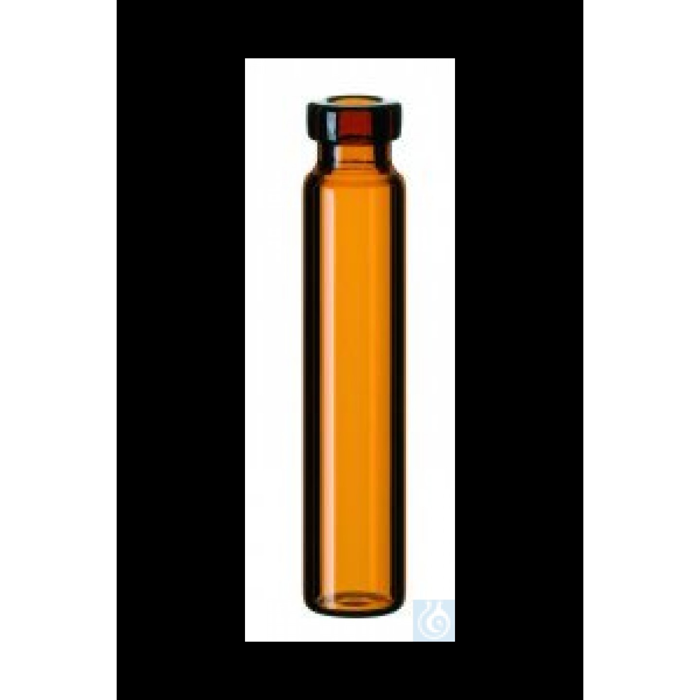 LLG-Kıvrımlı Boyun Şişeleri N 8, 1.2ml OD: 8,2 mm, dış yükseklik: 40 mm, kahverengi, düz...