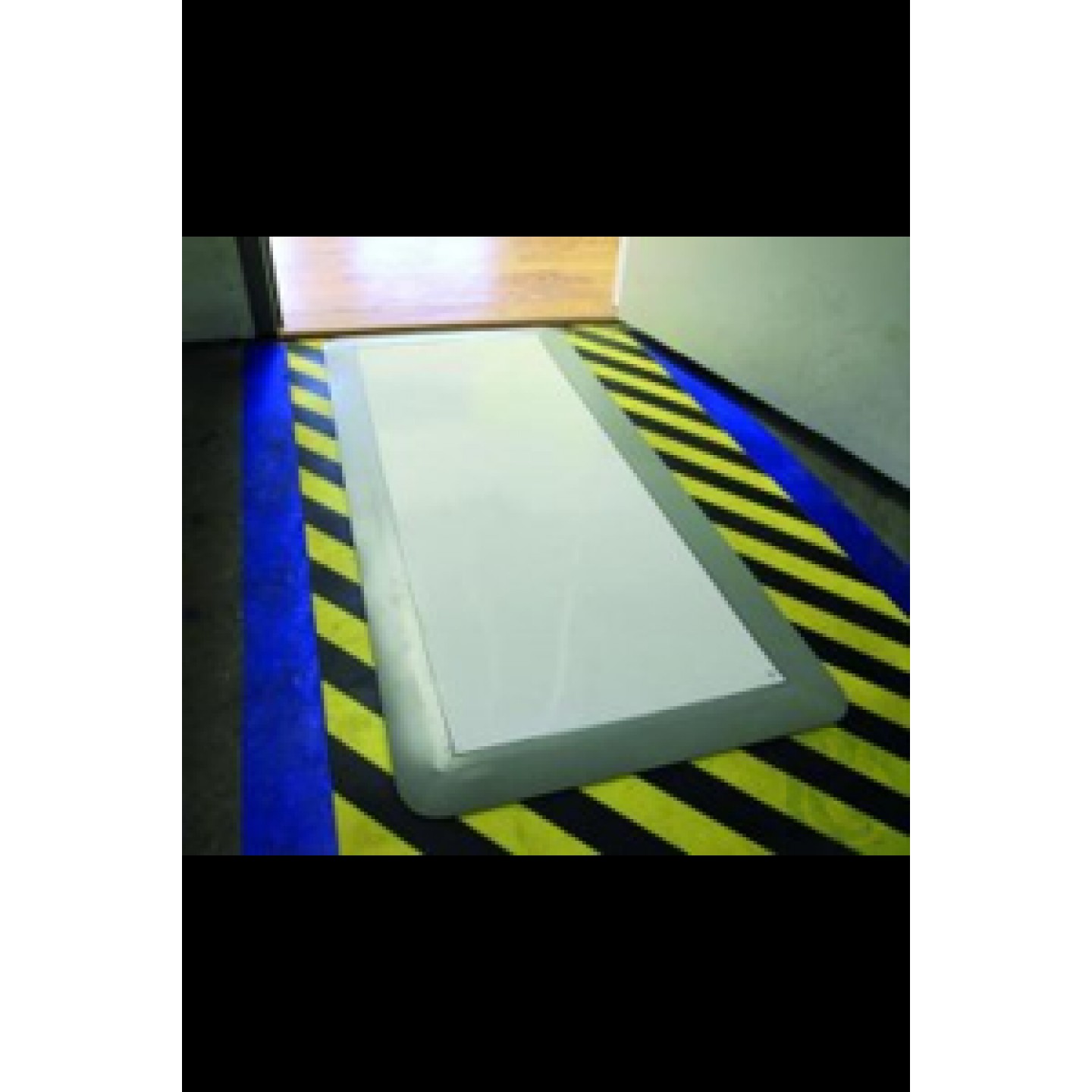 Temiz oda paspasları Yapışkan Paspas beyaz + Çerçeve gri matlar 46 x 114 cm, yapışkan, set...