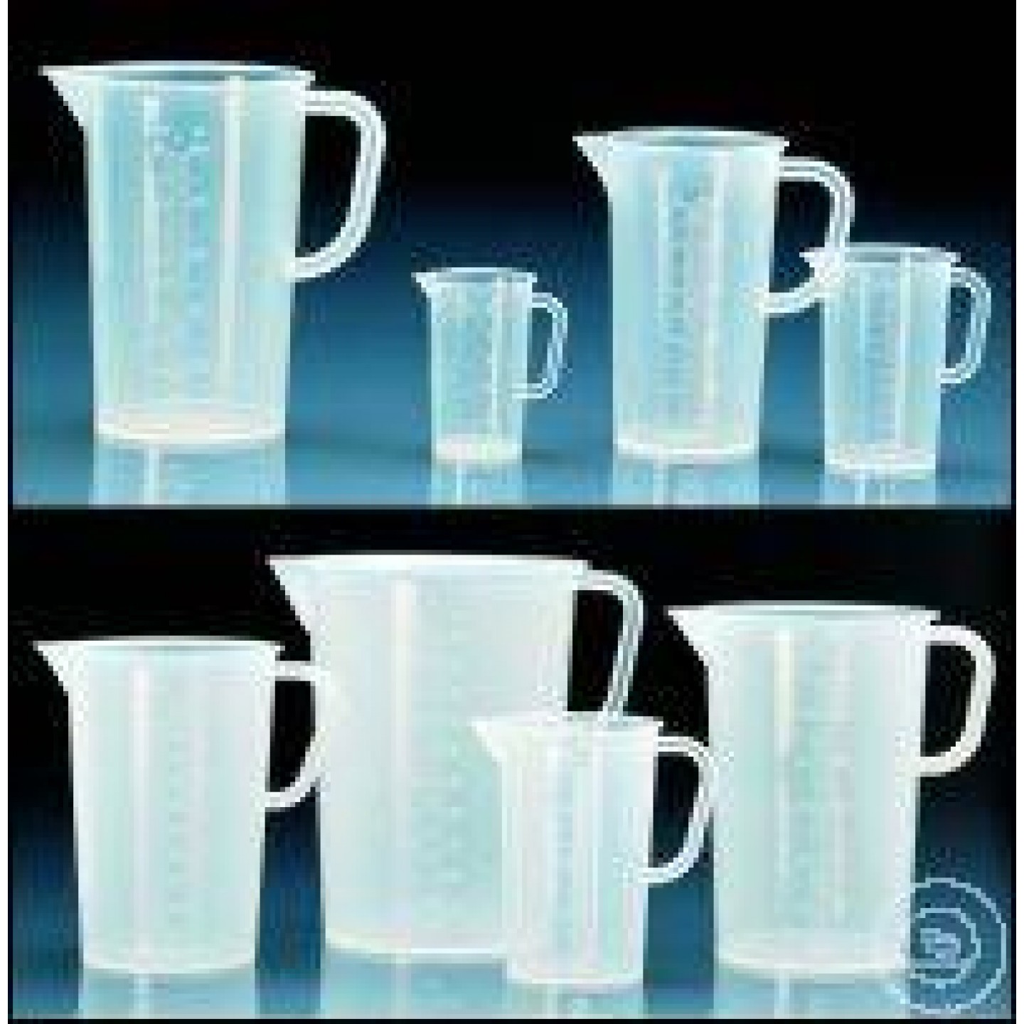 Ölçüm sürahileri, 5000ml, PP kalıplı dereceli Dereceli sürahiler, PP, kalıplı...