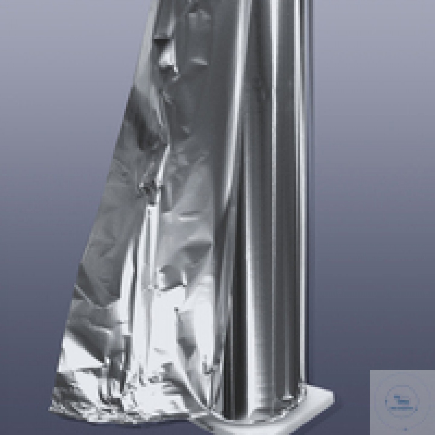Alüminyum folyo KM-AF1000, genişlik 1000 mm, kalınlık 0,05 mm