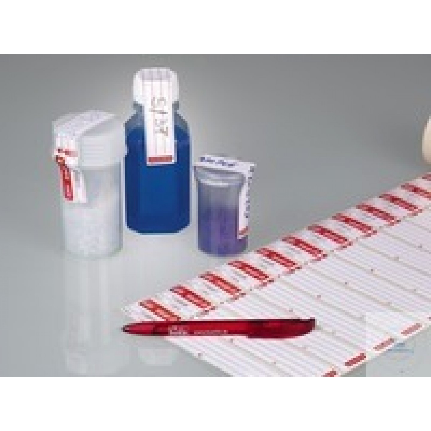Seal-it etiketleri kırmızı/nötr rulo ile 500 adettir. 7 haneli seri numarası...