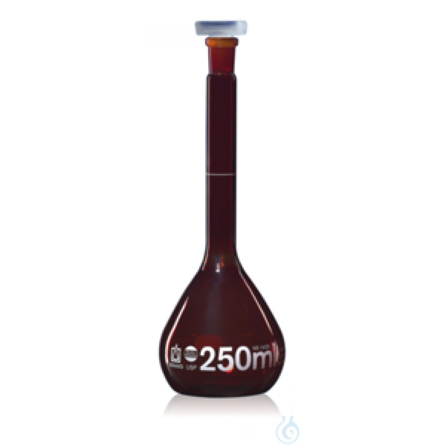 Balon, 1000 ml, NS 24/29 MAVİ MARKA, Sınıf A, USP, KB, kahverengi...