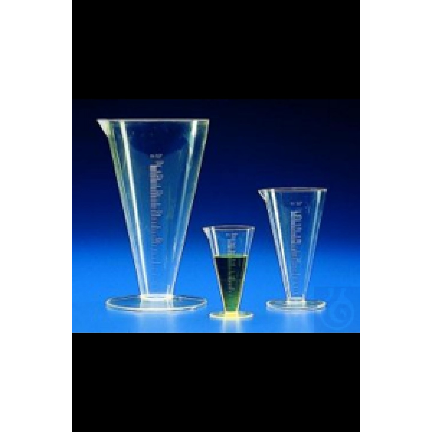 Ölçüler 500ml, PMP (TPX) konik, dereceli Ölçüler, PMP (TPX), konik...