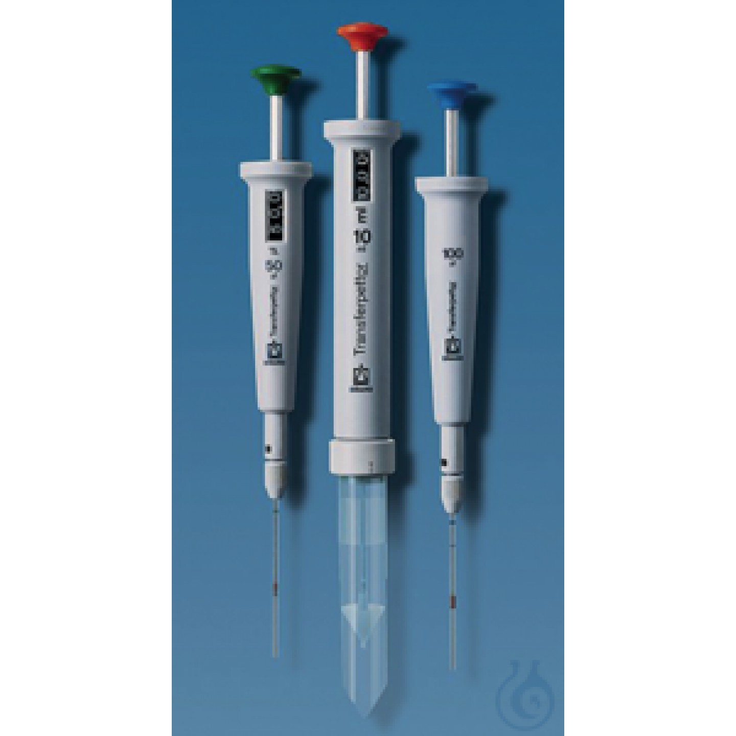 micro-Transferpettor Fix 50 µl, yeşil Tek kanallı pipetler...
