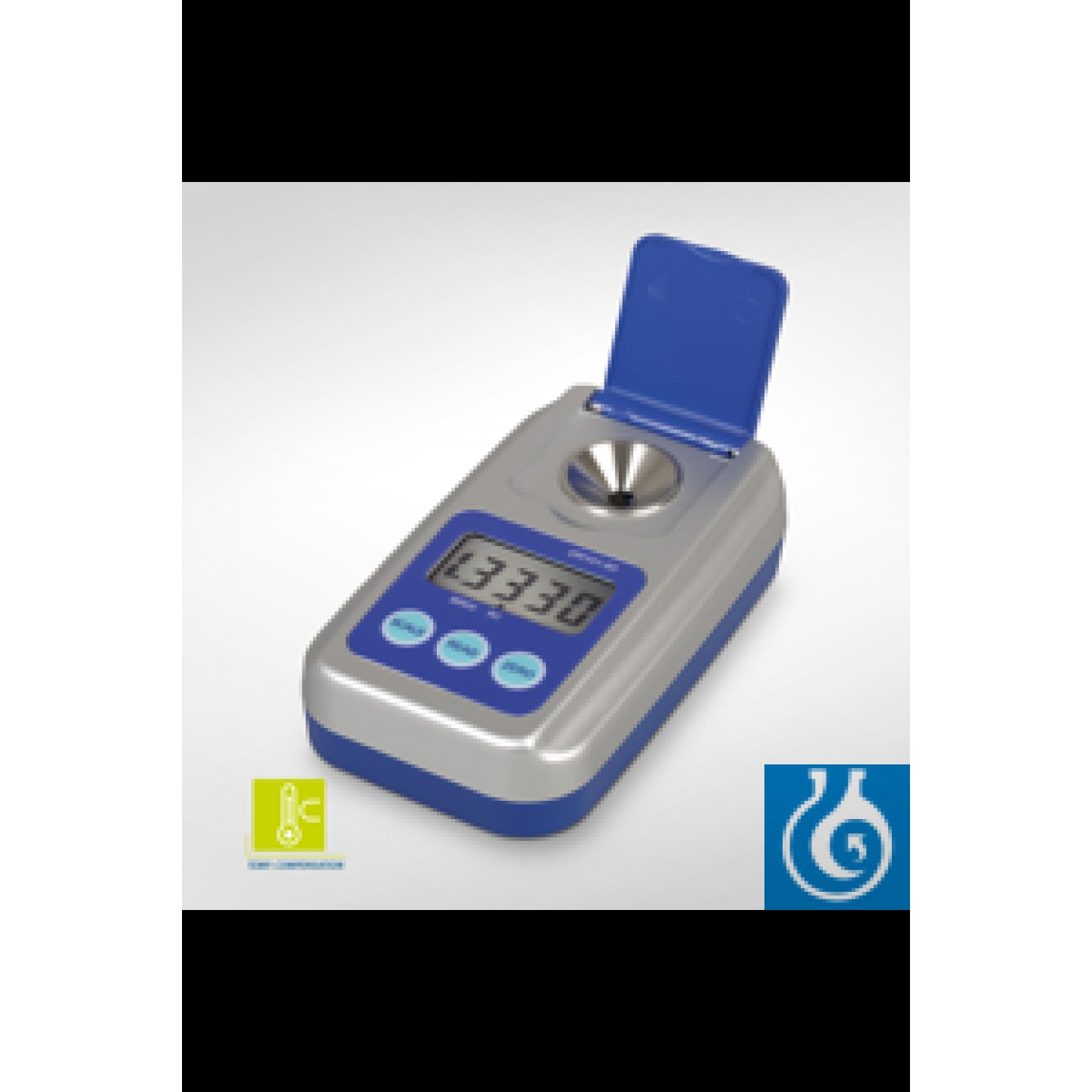 Dijital El Refraktometresi DR 101-60 0-60 % Brix, 1.3330-1.4419 nD Dijital...