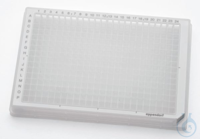 Mikroplaka 384/V-PP, şeffaf kuyucuklar, kenar rengi beyaz, PCR temiz, 240 plaka...