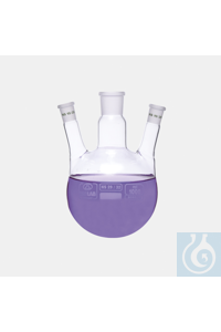 3 eklemli zemin boyun şişesi 2000 ml orta kol NS 29/32, 2x yan kol NS...