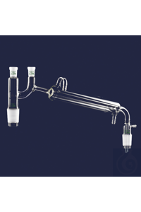 160 mm Liebig kondansatörlü ve Claisen başlıklı damıtma bağlantısı, krikolu NS...