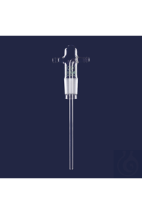 Gazlı yıkama şişesi kafası, frit disksiz, NS 29/32, cam yan kol, Boro 3.3 Gaz...