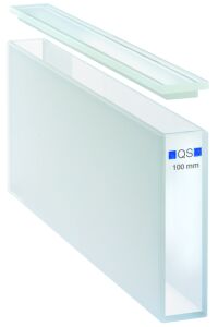 Makro küvet 100-QS, 100 mm kalınlıkta kuvars cam SUPRASIL®, 35000 µl...
