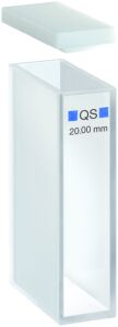 Makro küvet 100-QS, 20 mm kalınlığında kuvars cam SUPRASIL®, 7000 µl...