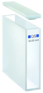 Hücre 100-QS 40mm kalınlığında kuvars cam SUPRASIL®, 14000 µl kapaklı...
