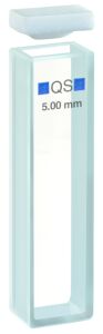 Makro küvet 100-QS, 5 mm kalınlığında kuvars cam SUPRASIL®, 1750 µl...