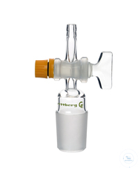 Adaptör, hortum bağlantısına 29/32 koni boyutu, düz boru,