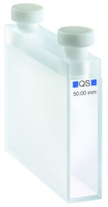 Makro küvet 110-QS, 50 mm kalınlığında kuvars cam SUPRASIL®, 17500 µl 2...