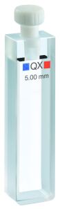 Makro küvet 110-QX, 5 mm kalınlığında kuvars cam SUPRASIL® 300, 1750 µl...