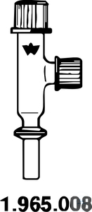 Adaptör, düz, yan borulu, 1 GL 18/10, 1