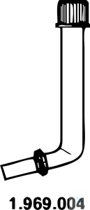 Adaptör, bükülmüş 105° 1 GL 18/10 1 FA 10