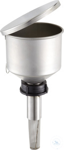 Plastik kapaklı (PE), kapaklı ve alev tutuculu huni: TK50