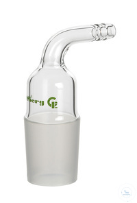 Adaptör, topraklama konisi NS 29/32 ve dik açılı borulu hortum bağlantısı