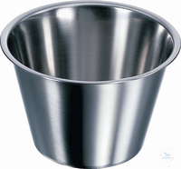 Kase 100 ml, konik çap. 80 mm, yükseklik 35 mm, paslanmaz çelik Laboratuvar...