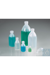 Bio-Dar boyunlu şişeler 100 ml yeşil LDPE, mV, LaboPlast, 10'lu paket...