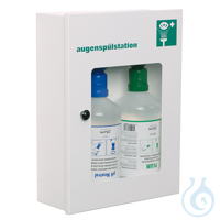 Toz geçirmez duvar dolabında göz acil durum istasyonu w. izleme penceresi,...