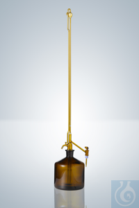 Büret acc. Pelet 25:0,05ml, cl.B, DURAN, amber cam, yan cam...