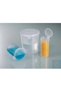 Örnek kavanoz 300 ml, PP Kapanan kapaklı kavanozlar, PP Kapanan kapak olabilir...