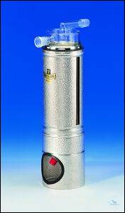 Kaynaşmış Dewar teknesi ve tahliye musluğu ve yedek parçaları ile soğuk tuzak tipi GKF