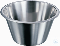 Kase 2000 ml, 18/8 paslanmaz çelik konik, yüksek şekil, çap. 217 mm, yükseklik...