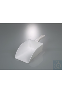 Doldurma kovası 19x14 cm, beyaz toplam uzunluk 31 cm, PP gıda