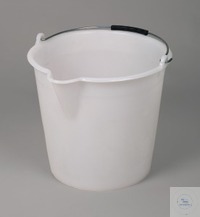 Sanayi kovası 17 ltr. Kapasite ölçeği ile LDPE, tahliye ile 1000ml bölme,...