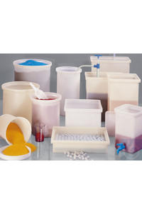 Yuvarlak kap 30 ltr. LDPE, 310 x 430 mm, duvar mukavemeti 5 mm