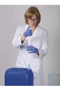 Tek kullanımlık örnekleyici 200 ml "DispoPipette"; HDPE/standart, 1000 mm uzunluğunda, bir paket...