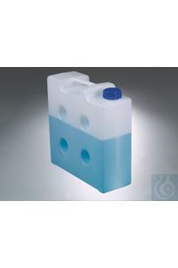 Yerden tasarruf sağlayan bidonlar, PP, kap. 10 litre. çıkışsız, musluksuz...