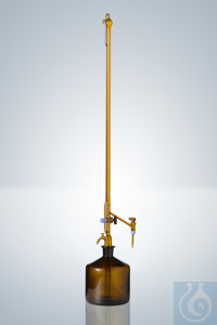 Pelet 25:0.05ml'ye göre titrasyon aparatı, Sınıf B, DURAN, kehribar...