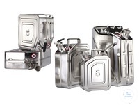 Güvenlik bidonu V4A, 10 l dozlayıcı, aşırı basınç valfi