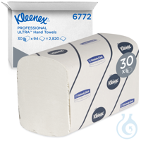 KLEENEX® el havluları - büyük beyaz, interfold, AIRFLEX® 215x415 mm, 94...