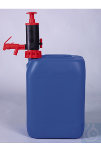 PumpMaster bidon ve varil pompası cpl., w. 3 stoper, EPDM, kırmızı Tambur...
