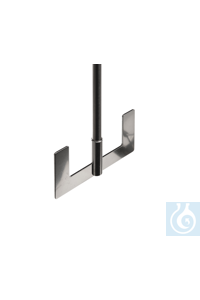 Ankrajlı karıştırıcı 500x70 mm paslanmaz çelik, mil çapı 8 mm