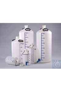 Saklama şişesi 60 litre HDPE, dişli adaptörsüz Saklama şişeleri, HDPE...