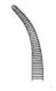 Arter forseps, kavisli. birim, 125 mm Mikro Durdurulmuş