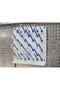 Oluksuz drenaj rafı LaboPlast®, 50 x 50 cm, PVC komp. eki ile...