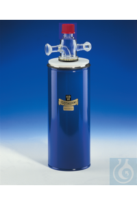 Soğuk tuzak tipi KF 29-KA, 12 C dewar şişesi ve plastik halka ve...