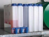 Yerden tasarruf sağlayan bidonlar, PP, kap. 5 lt. çıkışsız, musluksuz...