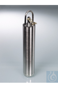 DIN 51750 1l'ye göre daldırma bombası, nikel kaplı pirinç, kablo olmadan Daldırma...